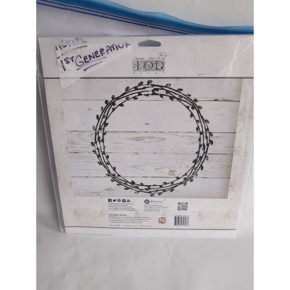 IRON ORCHID DESIGNS DECOR STAMPS BUILD A WREATH - Picture 3 of 3